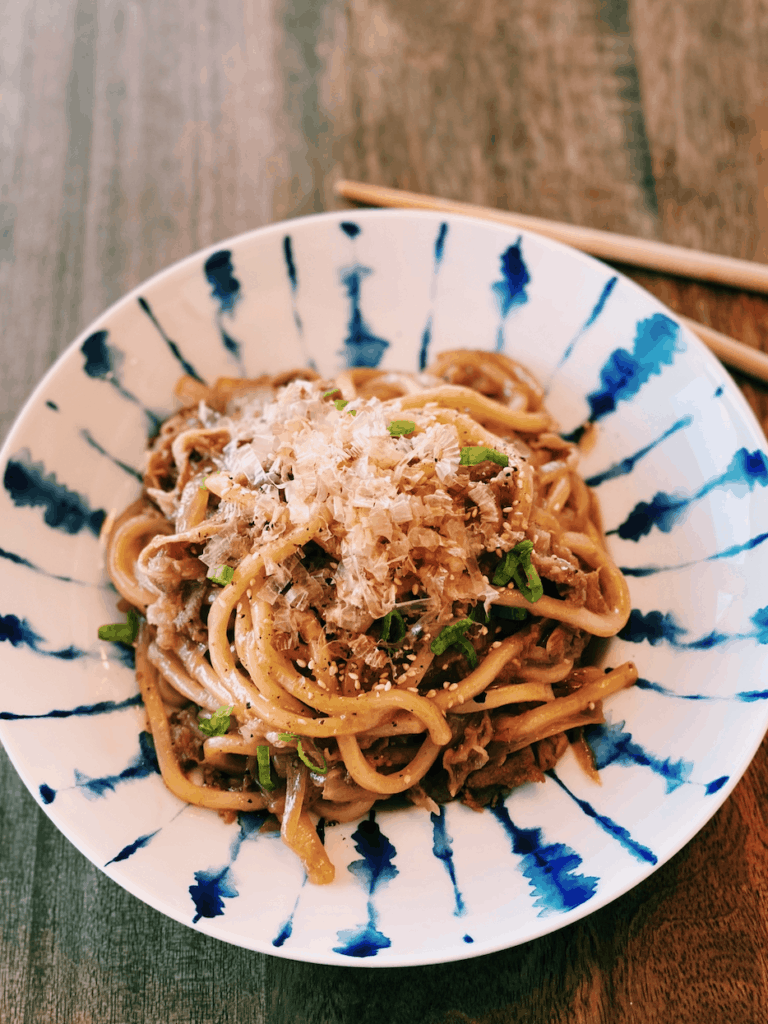 Izakaya Style Short Rib Udon Stirfry