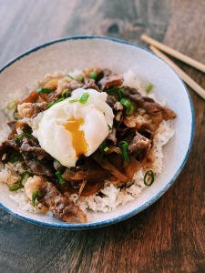 Gyudon Japanese Beef Rice Bowl