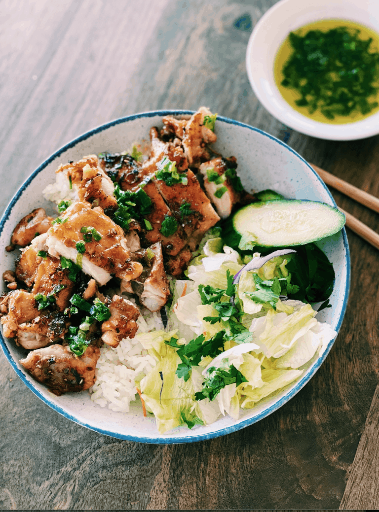 Lemongrass Chicken with Scallion Oil