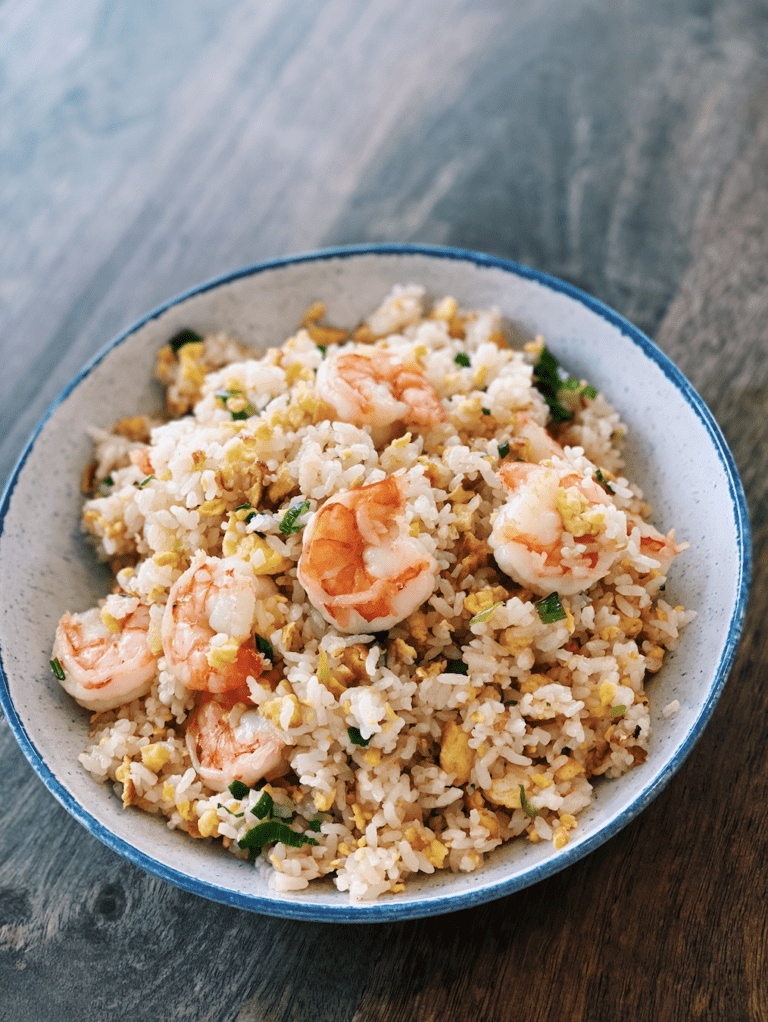 Din Tai Fung Inspired: Shrimp Egg Fried Rice