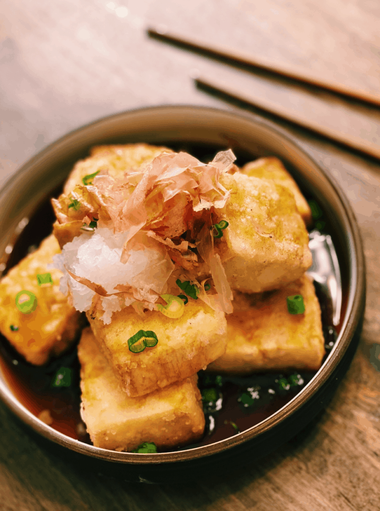 Fluffy Japanese Agedashi Tofu