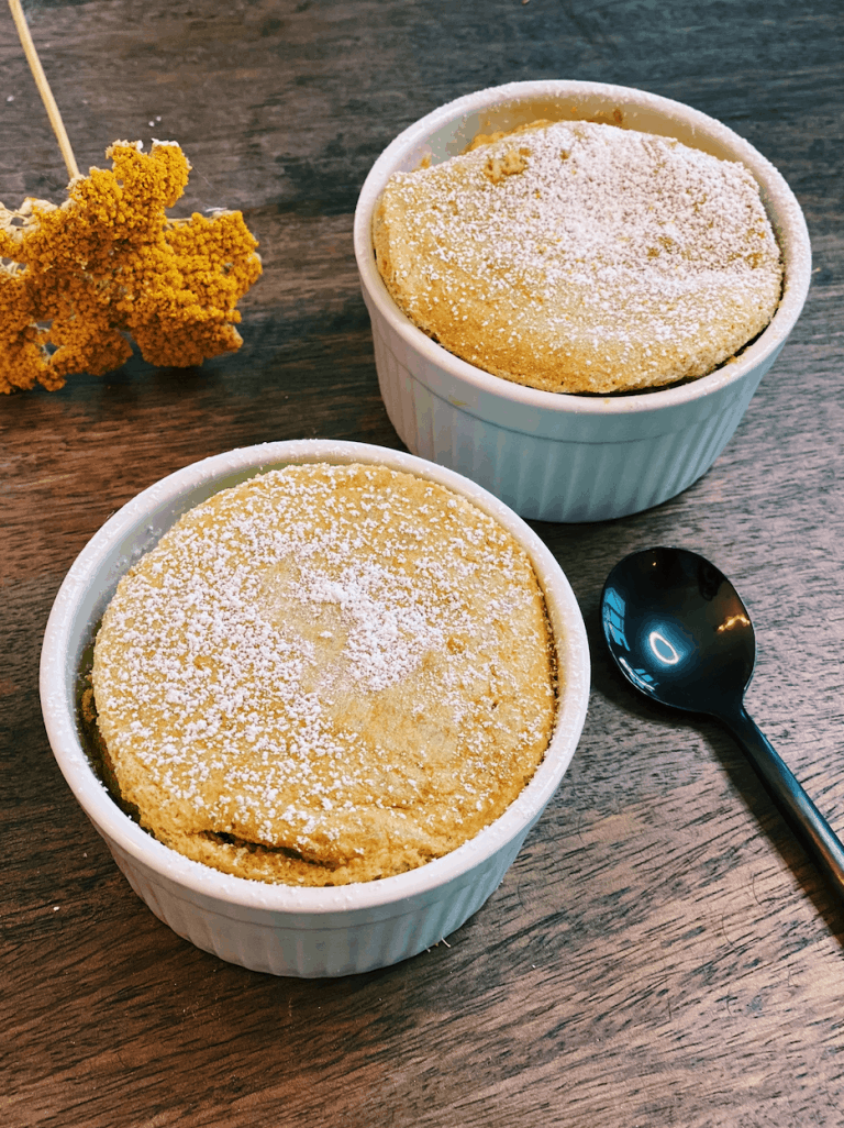 Air Fryer Matcha Souffle
