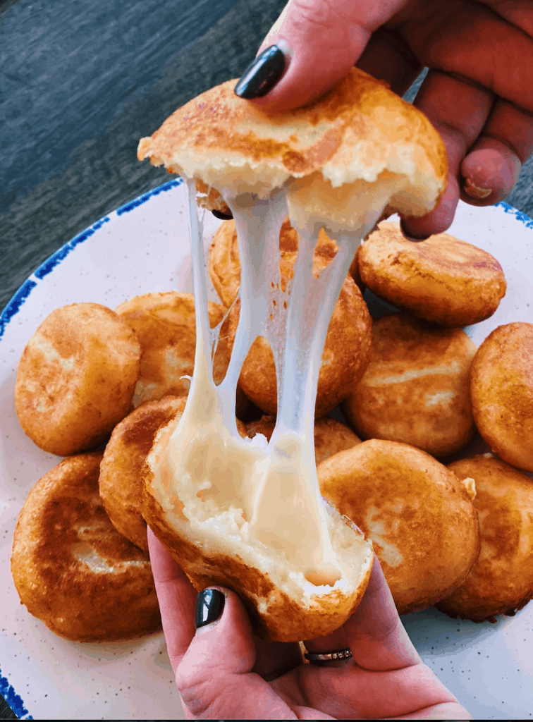 Korean Cheesy Potato Pancake