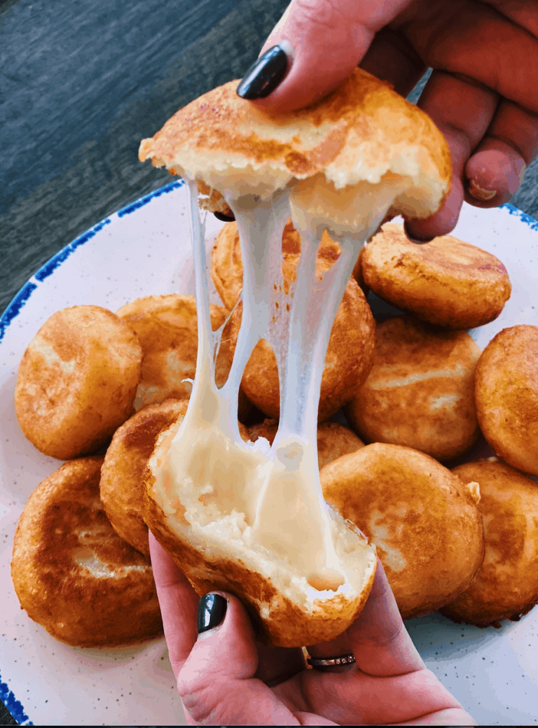 Korean Cheesy Potato Pancake