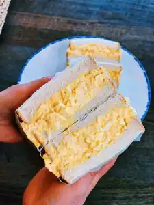 Japanese Egg Salad Sandwich Tamago Sando