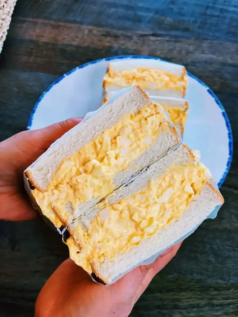 Japanese Egg Salad Sandwich Tamago Sando