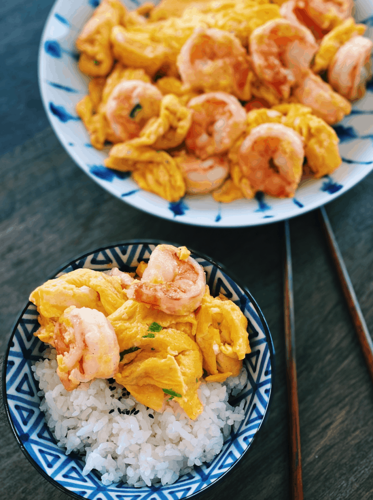 Shrimp and Eggs Stir-fry