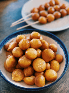 Taiwanese Deep Fried Sweet Potato Balls
