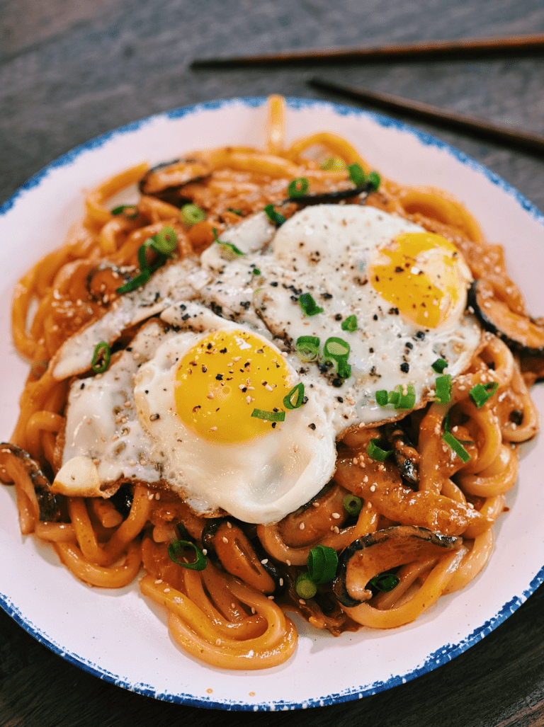 Creamy Kimchi Udon