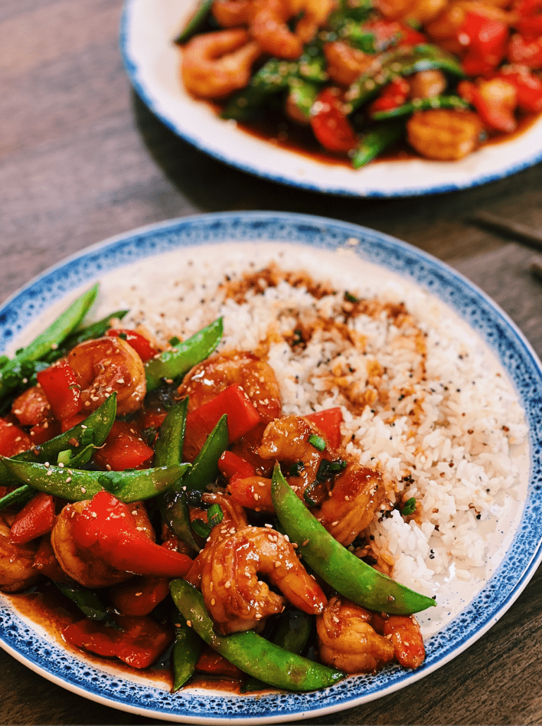 Spicy Honey Garlic Shrimp