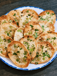 Green Onion Dumpling Chips