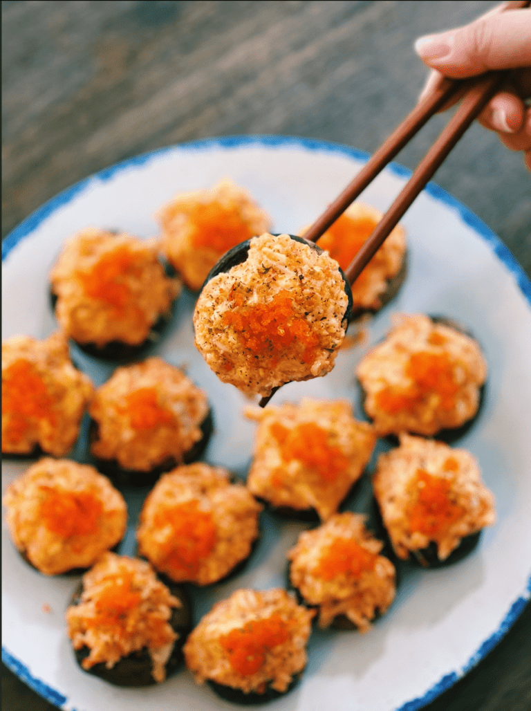 Creamy Crab Stuffed Mushrooms