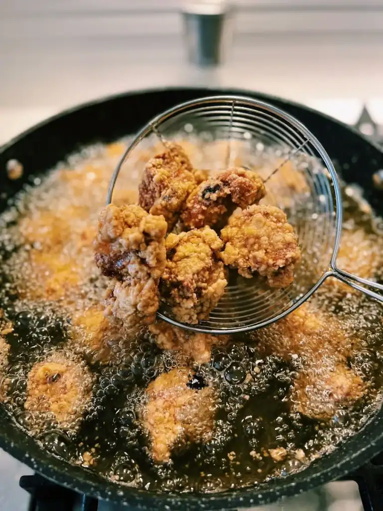 Deep Frying Spare Ribs for Salt and Pepper Spare Ribs