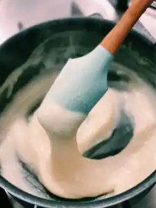 Consistency of Tangzhong, the cooked dough ingredient needed for beefroot milk bread