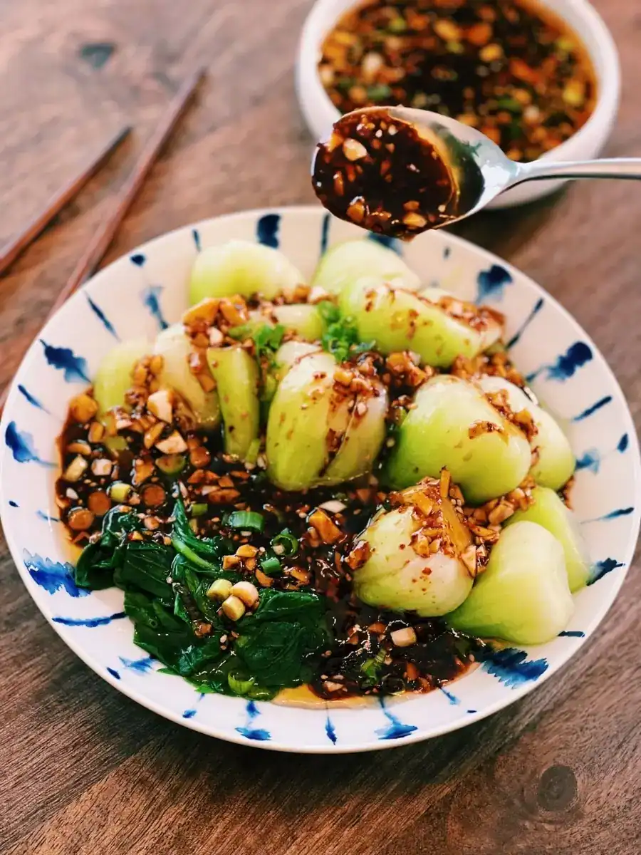 Spicy Garlic Bok Choy