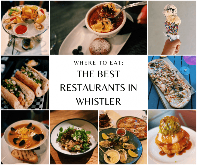 Where to Eat: The BEST Restaurants in Whistler