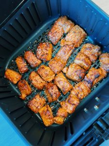 Air Frying Ginger Salmon Bites
