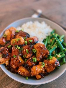 Ginger Glazed Salmon Bites