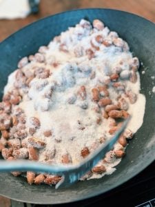 Grandma's Salted peanuts Saute in Salt