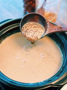 Ginger Milk Tea Boba Add Milk
