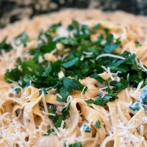 creamy mushroom pasta