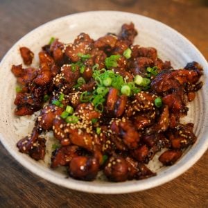 Soy Glazed Chicken Rice Bowl