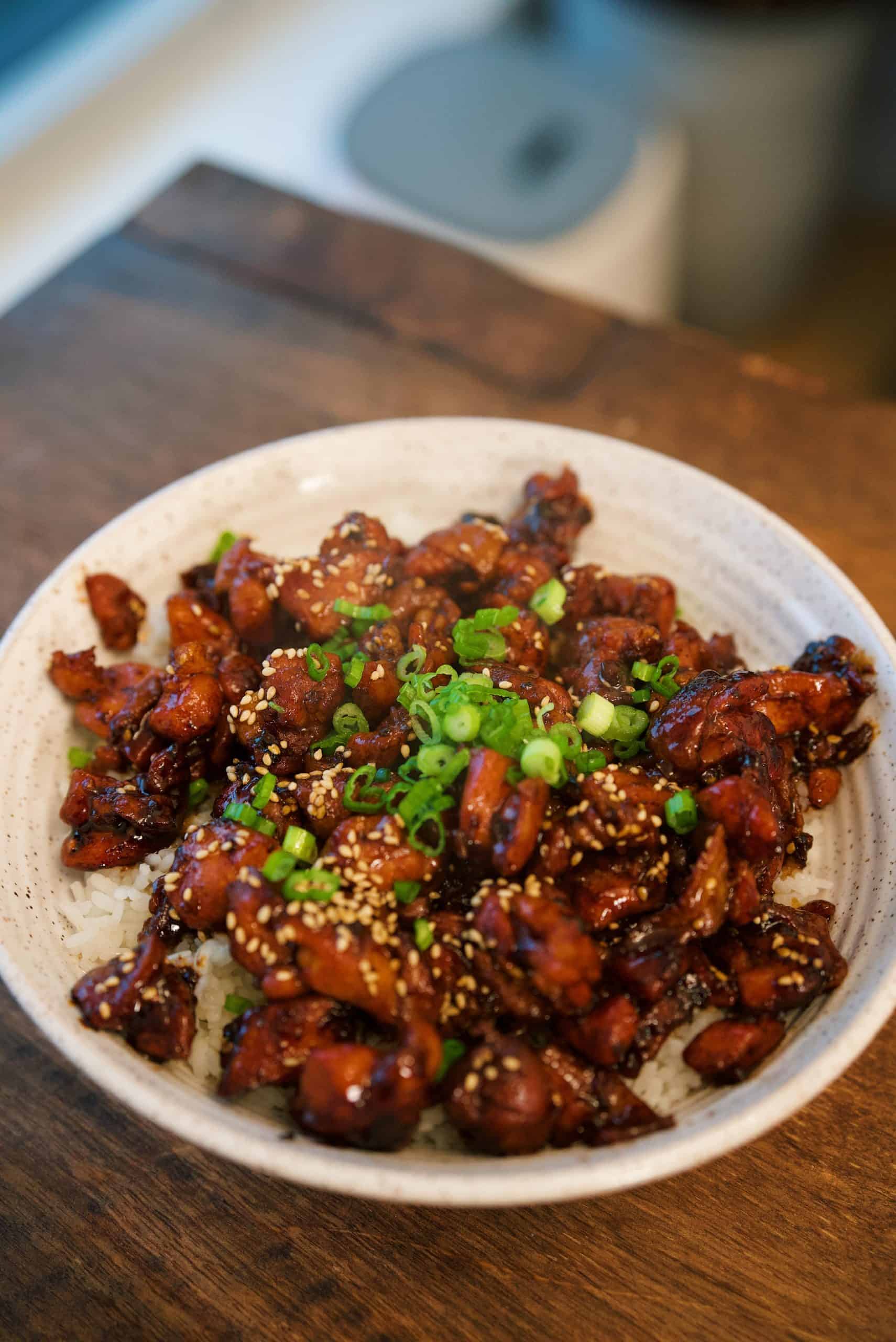 Soy Glazed Chicken Rice Bowl (20 Minutes ONLY!)