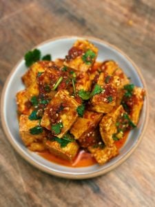 Spicy Garlic Tofu
