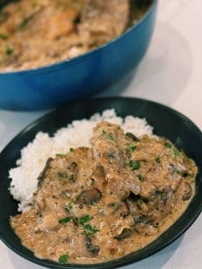 Creamy One Pot Mushroom Chicken