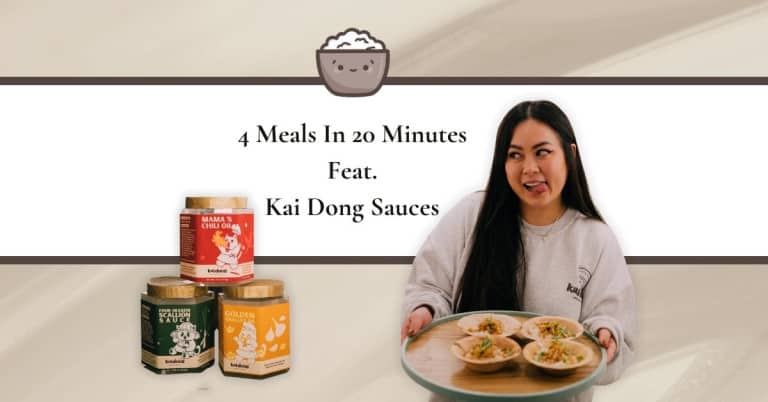 4 Meals In 20 Minutes Feat. kai dong Sauces