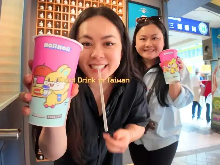 Tiffy and her sister explore various Boba Tea Shops in Taipei and Taoyuan