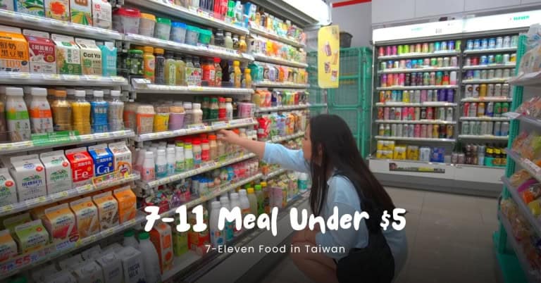 A Full Meal At Taiwan Convenience Store Under $5