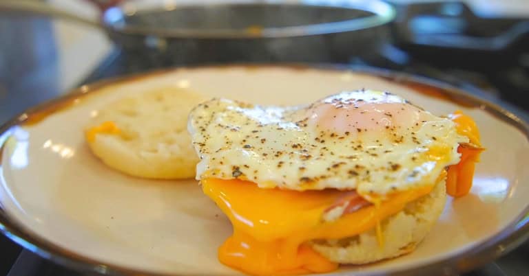 The Perfect Ham and Cheese Breakfast Sandwich