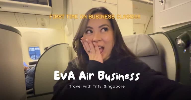 Fly EVA Air Business Class With Me to Singapore   