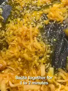 One Pot Chicken and Rice Saute Spices