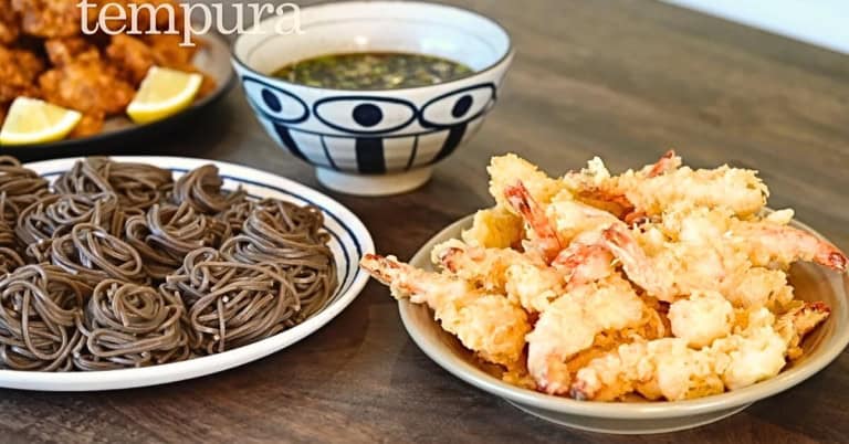 Tenzaru Soba: Shrimp Tempura with Cold Soba