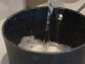 Tangzhong Mix made of flour and water used to make Chocolate Milk Bread