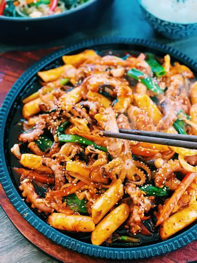 Spicy Korean Octopus Stir Fry