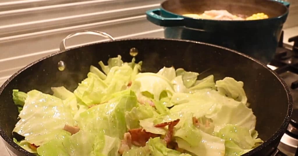 Taiwanese Cabbage and Bacon