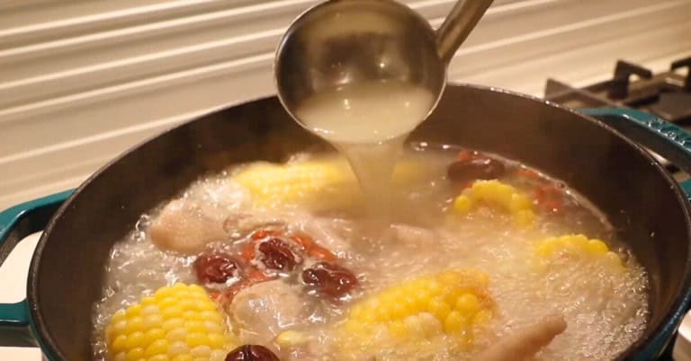 Taiwanese Pork Ribs and Chicken Feet Soup packed with collagen and health benefits