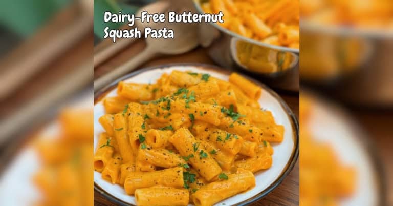 Creamiest Dairy-Free Butternut Squash Pasta