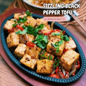 Sizzling Black Pepper Tofu