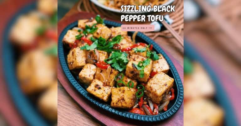 Sizzling Black Pepper Tofu