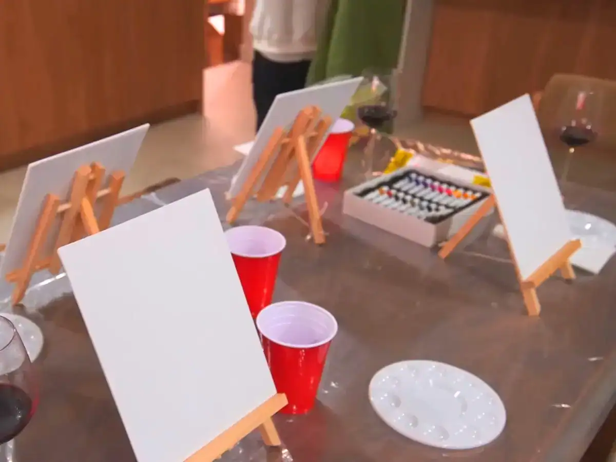 Wine and Paint Double Date Night 