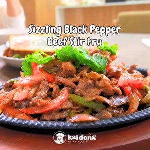 Sizzling Black Pepper Beef Stir Fry