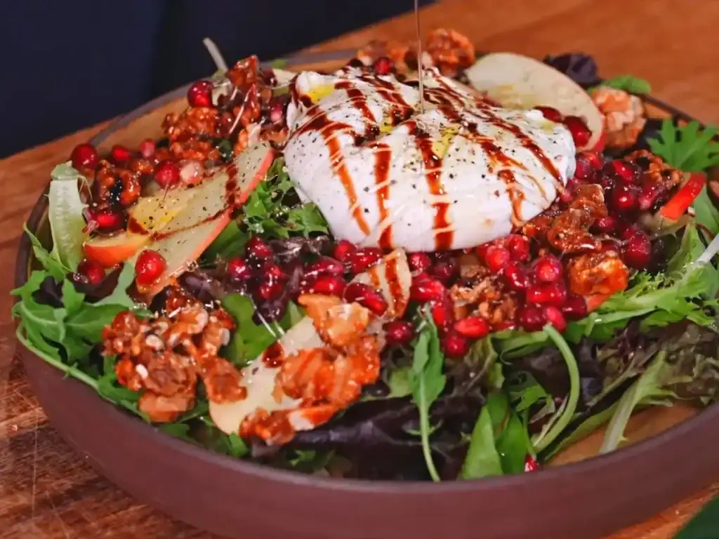Pomegranate Apple Waldorf Salad Drizzle