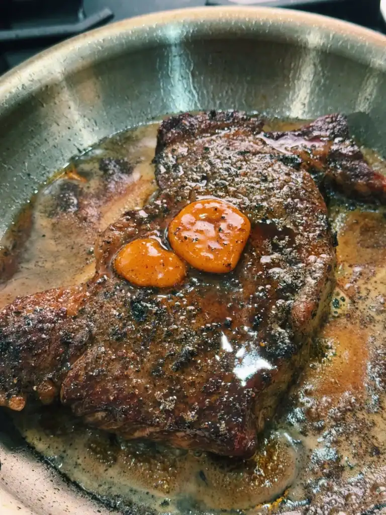 Reverse Searing Steak with Gochujang Butter