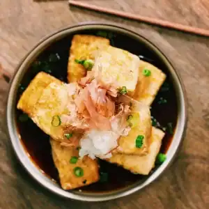 Air Fryer Japanese Agedashi Tofu