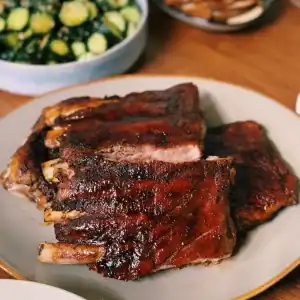 BBQ Soy Glazed Ribs