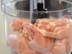 Grinding Chicken For Spic Chicen Patties